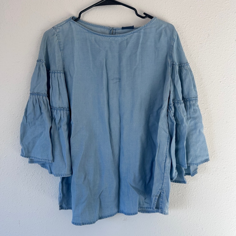 J. Jill Soft Blue Blouse